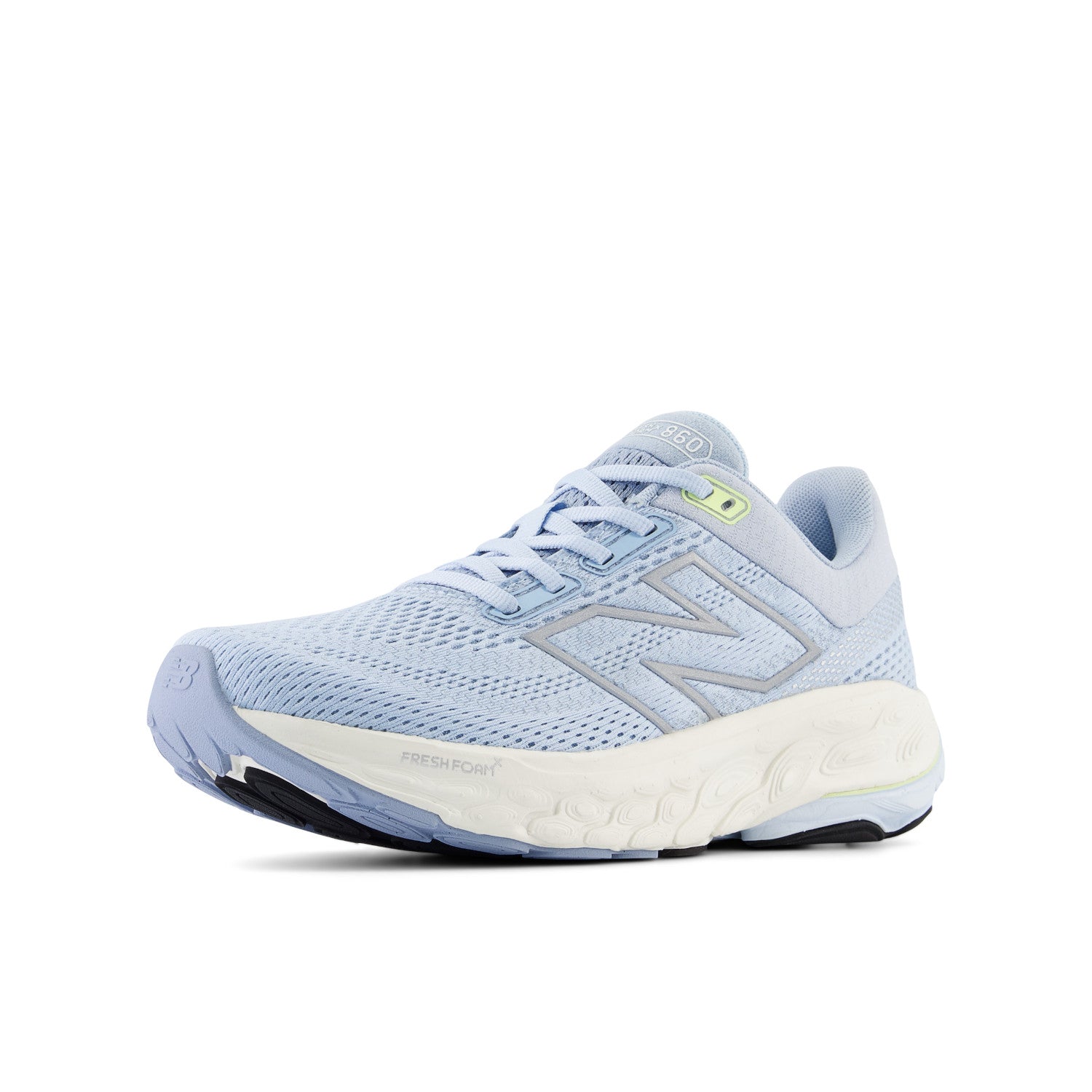 Women's New Balance Fresh Foam X 860v14 Color: Light Chrome Blue with  Limelight (REGULAR, WIDE, \u0026 X-WIDE WIDTH) - LIGHT CHROME BLUE/LIMELIGHT / 5  / 2A