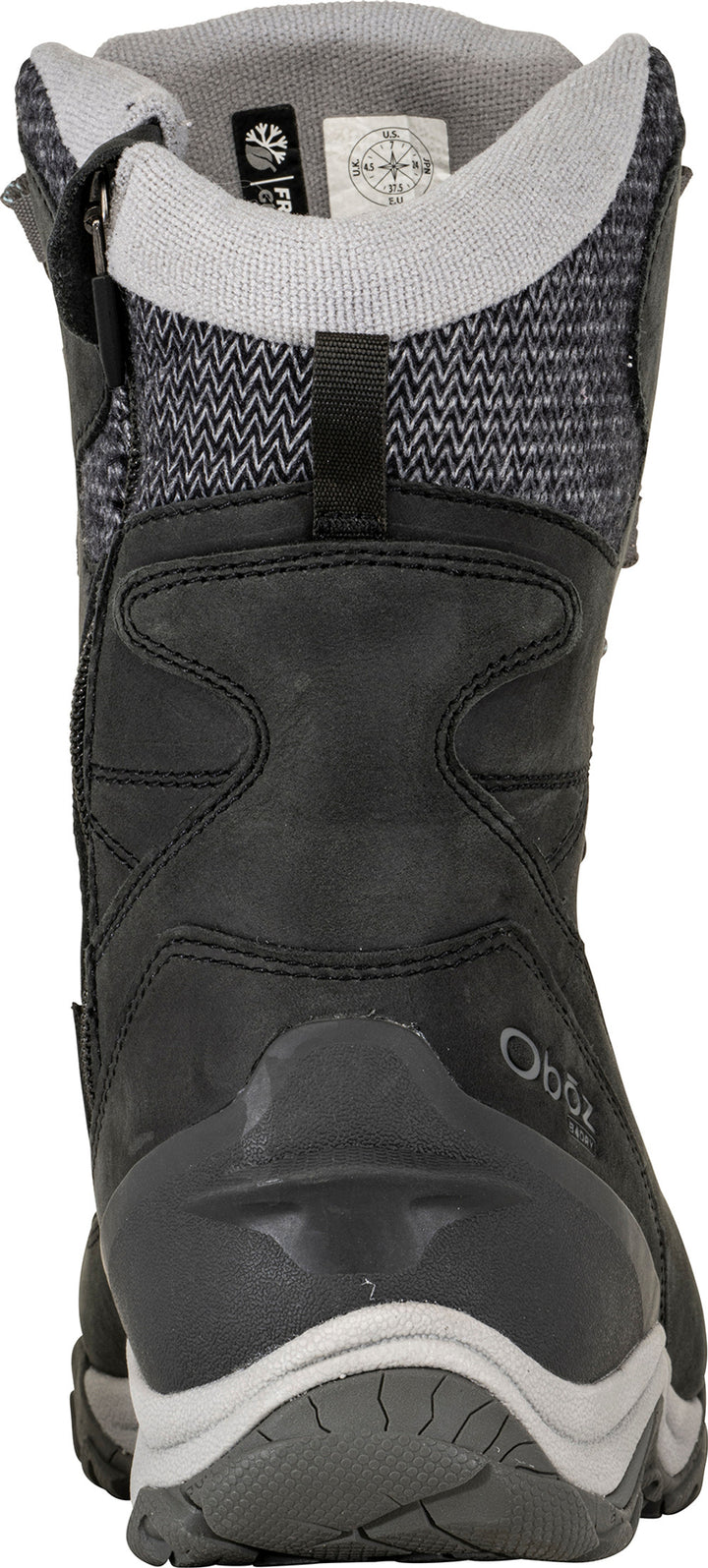 Women's Oboz Ousel Mid Insulated Waterproof Color: Black Sea 5
