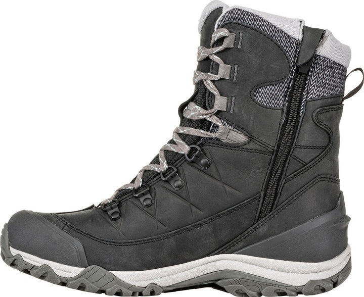 Women's Oboz Ousel Mid Insulated Waterproof Color: Black Sea 4