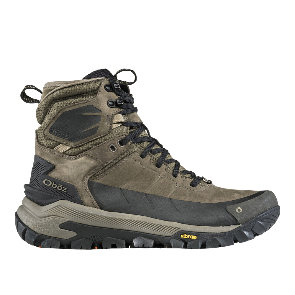Men's Oboz Bangtail Mid Insulated Waterproof Color: Sediment 2
