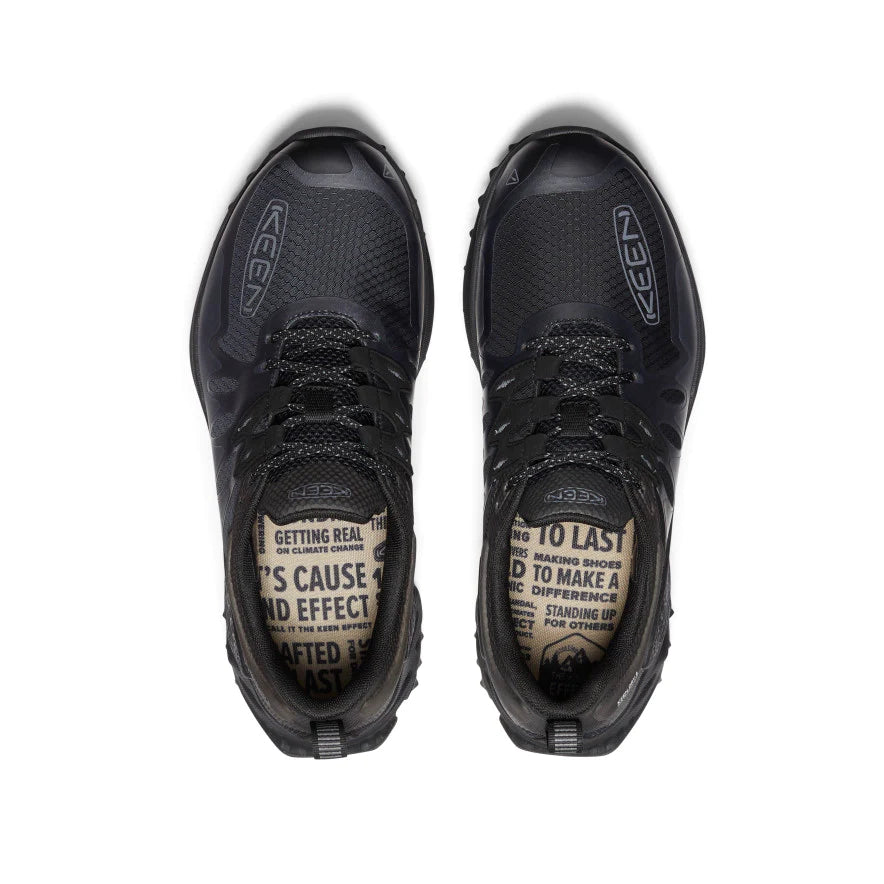 Men's Keen Zionic Waterproof Hiking Shoe Color: Black/Steel Grey 5