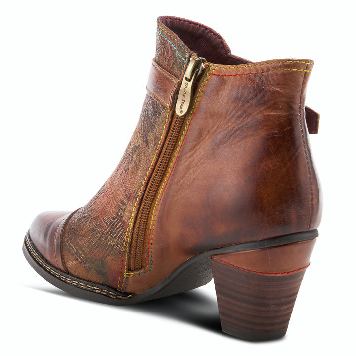 Women's Spring Step L'Artiste Captivate Booties Color: Brown Multi