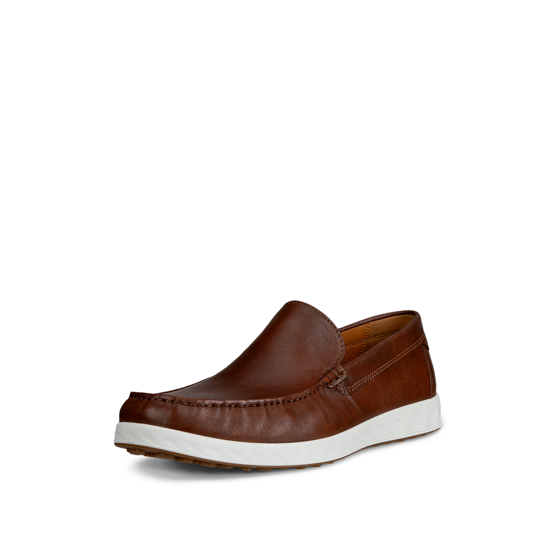 Men's Ecco Lite Moc Classic Shoe Color: Cognac 6