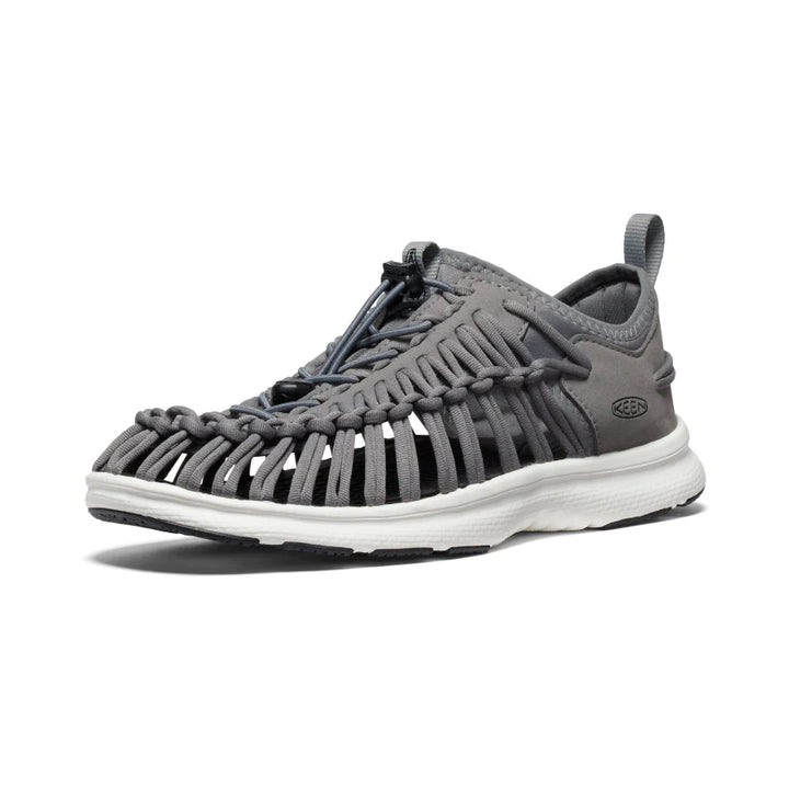 Men's Keen UNEEK O3 Sneaker Sandal Color: Steel Grey/ Star White  6