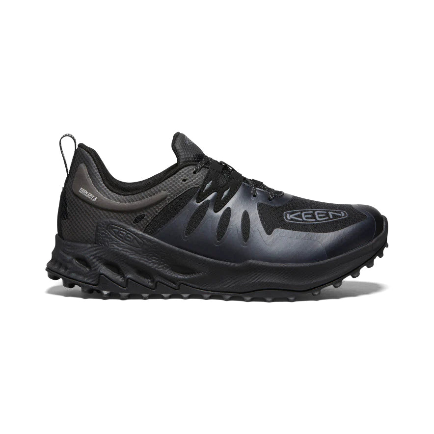 Men's Keen Zionic Waterproof Hiking Shoe Color: Black/Steel Grey 2
