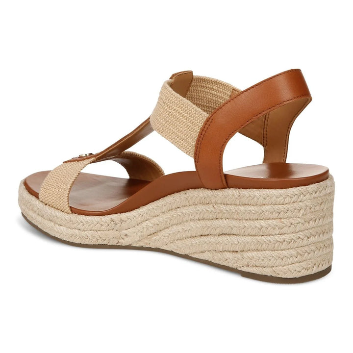 Women's Vionic Calera Wedge Color: Camel Leather  4