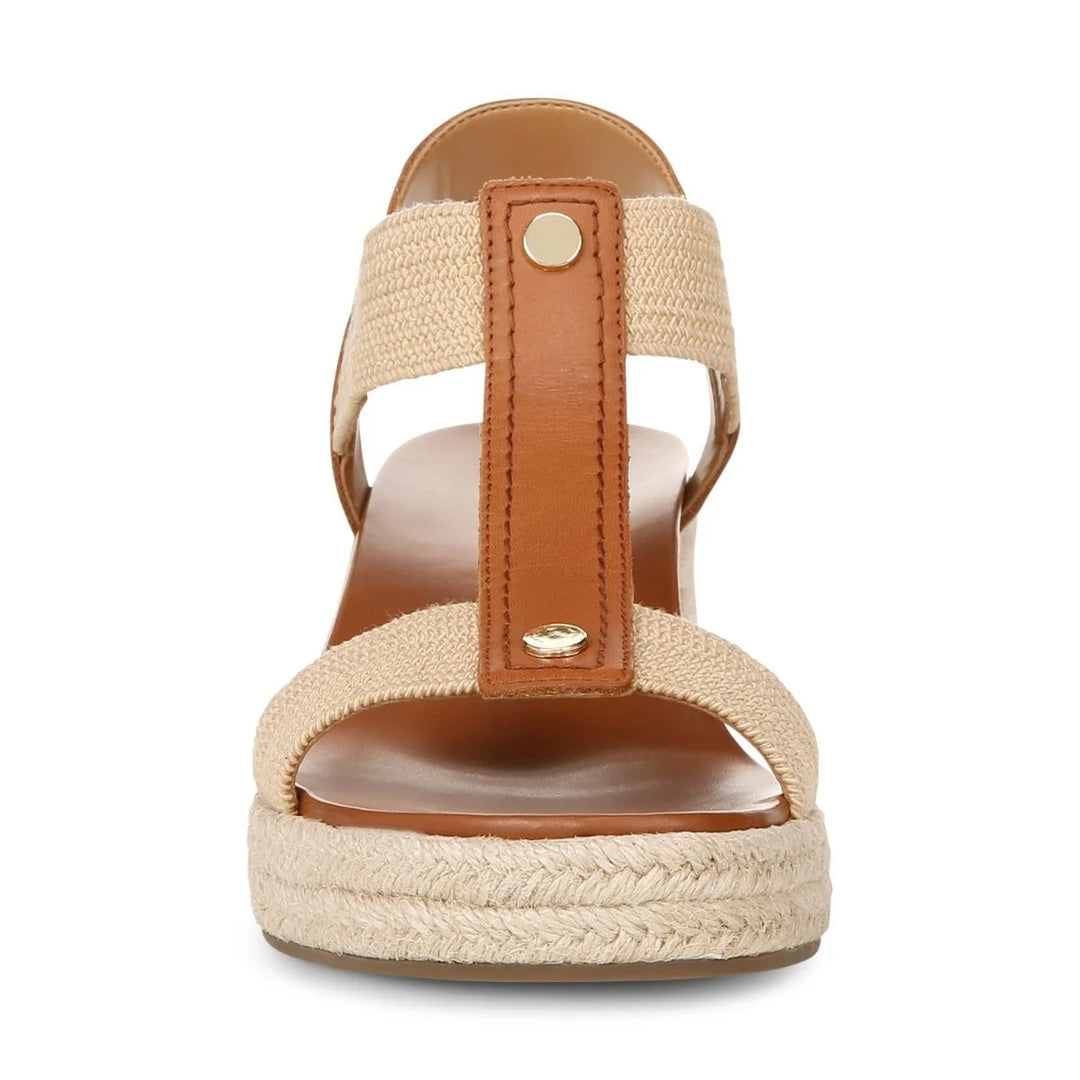 Women's Vionic Calera Wedge Color: Camel Leather  7