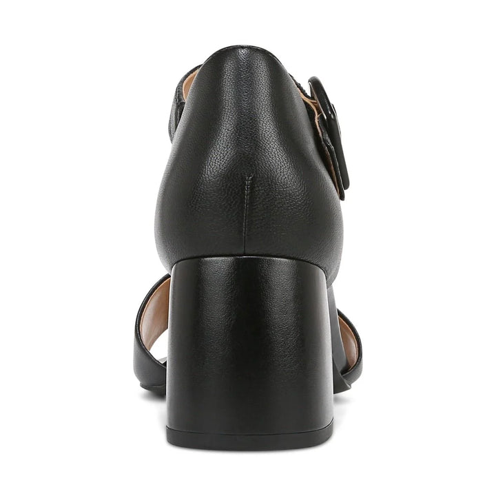 Women's Vionic Chardonnay Heeled Sandal Color: Black Leather  7