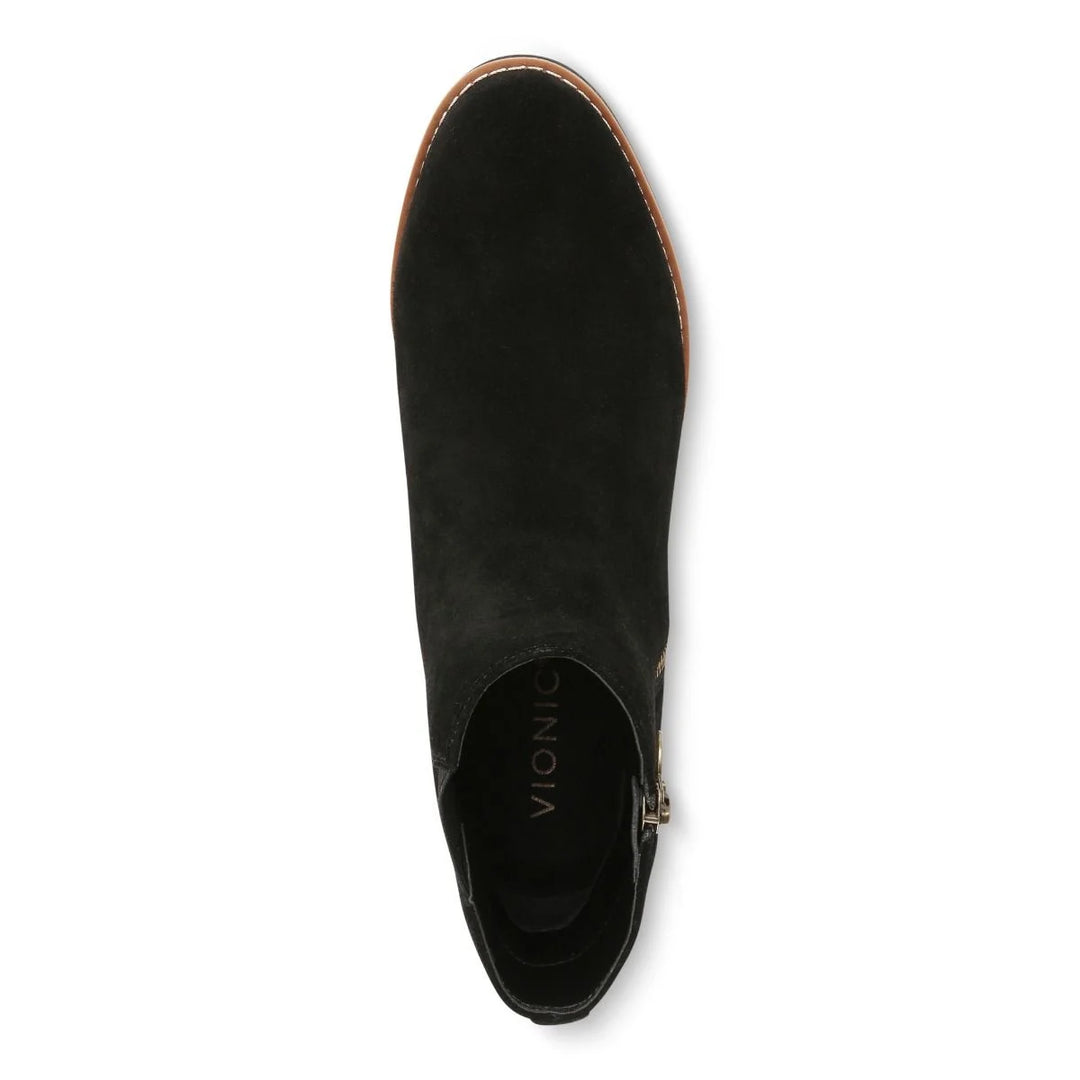 Women's Vionic Hazal Ankle Boot Color: Black Suede