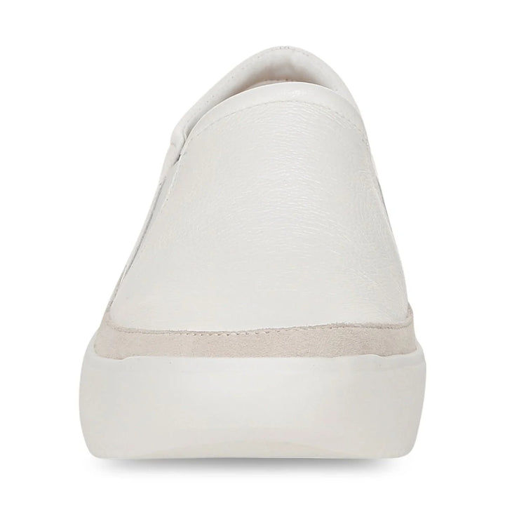 Women's Vionic Kearny Platform Slip On Sneaker Color: White Leather  9