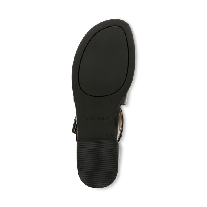 Women's Vionic Pacifica Strappy Sandal Color: Black Leather  3