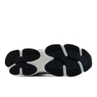 Black and white sole of a shoe on a white background