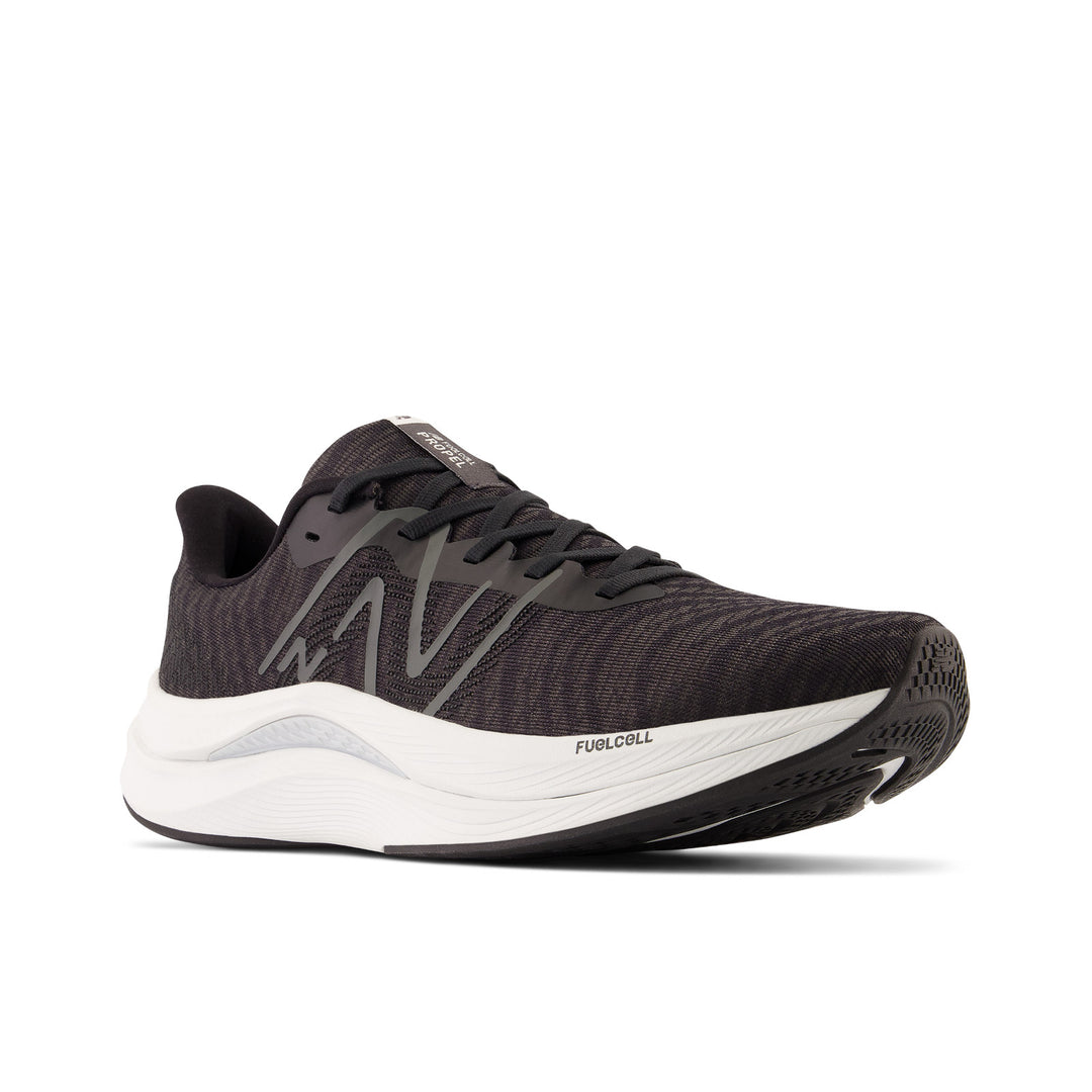 Men's New Balance FuelCell Propel v4 Color: Black with White  3