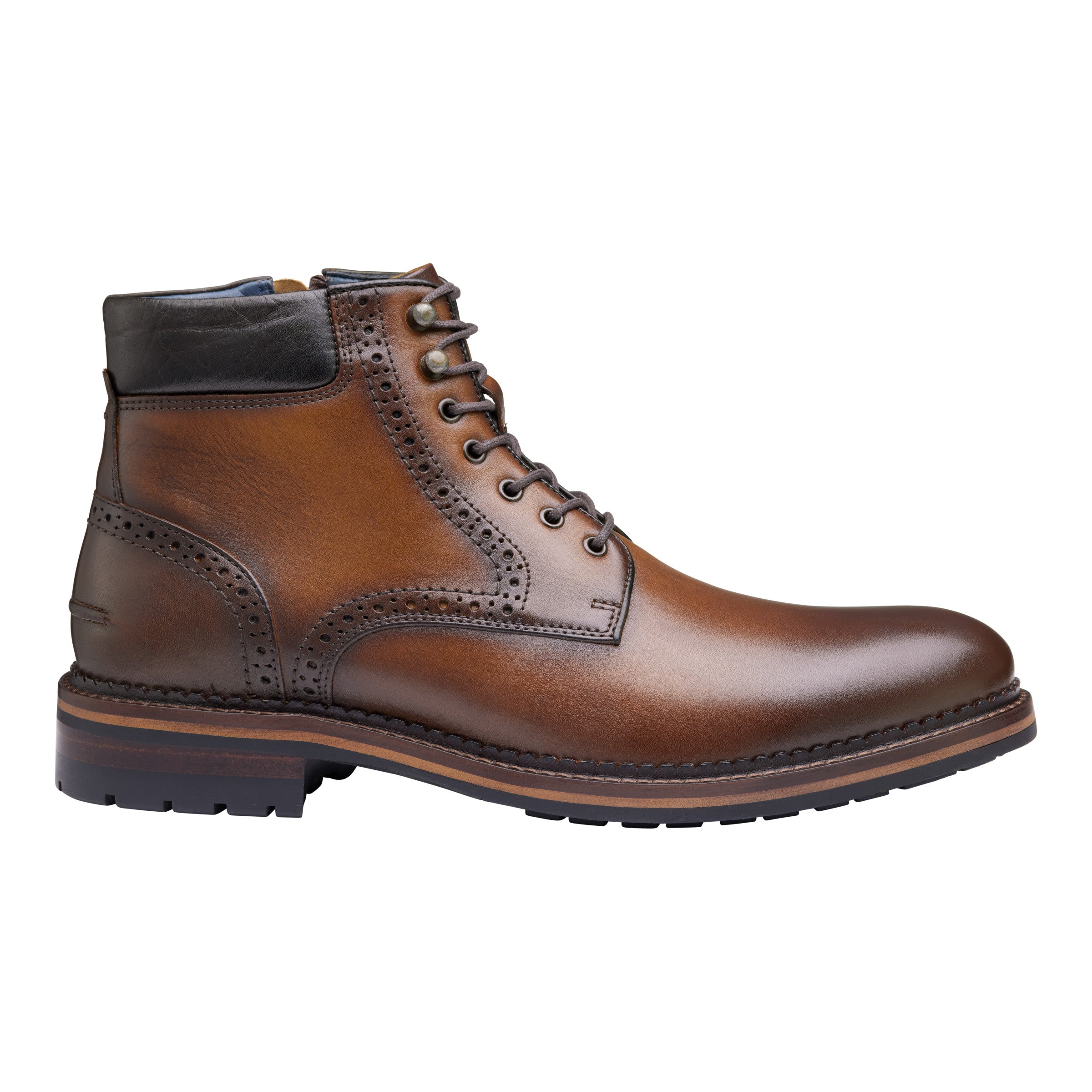 Men's Johnston & Murphy XC Flex Connelly Plain Toe Boot – Brown's