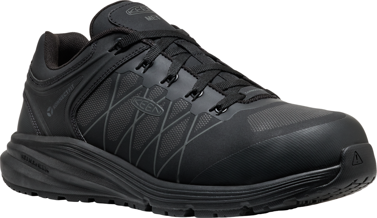 Keen Utility Vista Energy ESD Mens 9.5 9 1/2 EE Wide Sneaker Boot Low Lace Black Men main image 4