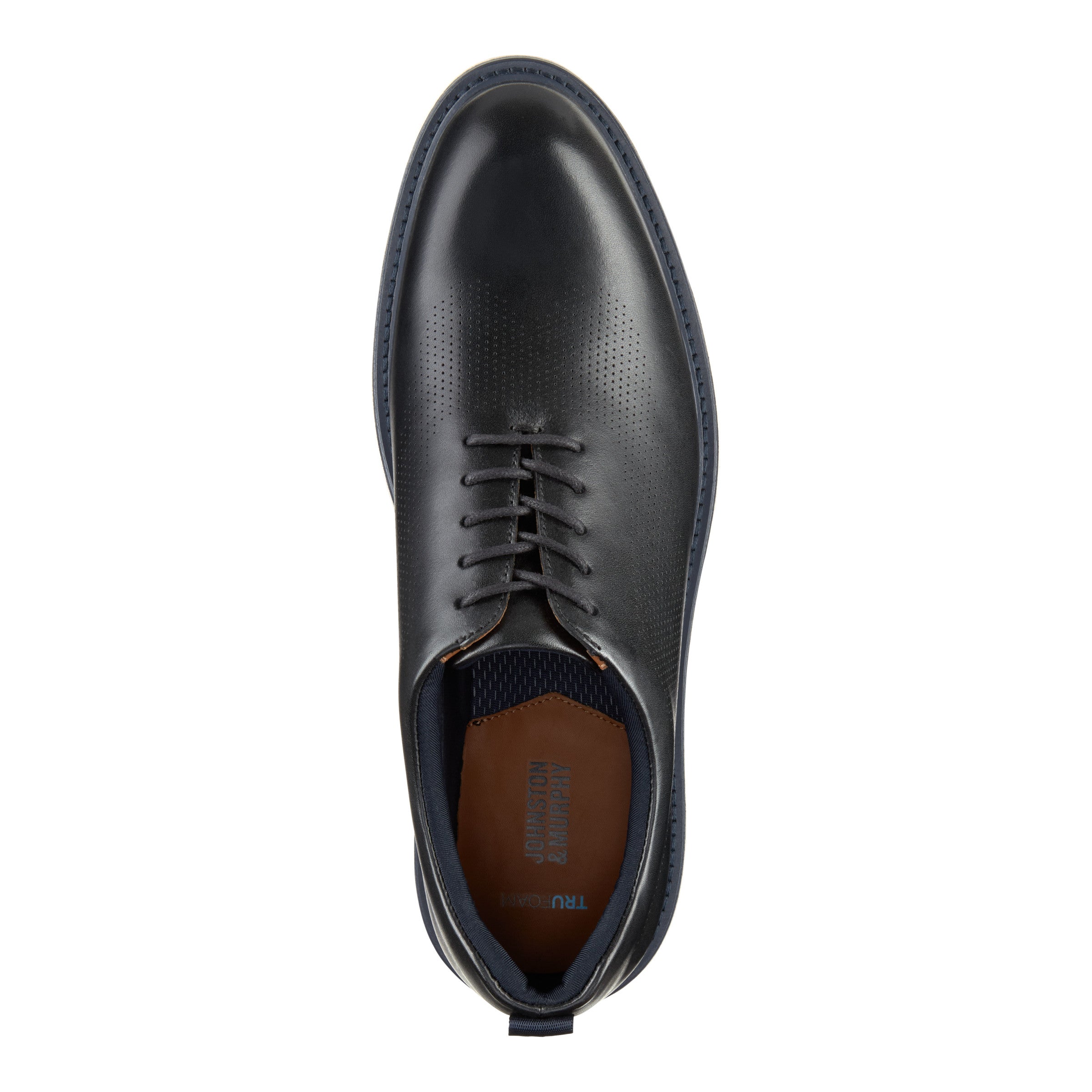 Men's Johnston & Murphy Upton One-Piece Perfed Plain Toe – Brown's
