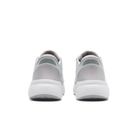 White sneakers on a white background
