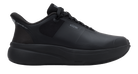 Black athletic shoe on a white background