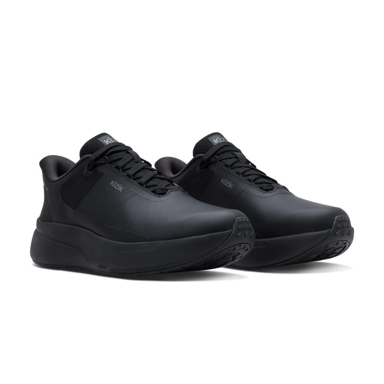 Black sneakers on a transparent background