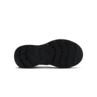 Black shoe sole with wavy tread pattern and embossed 'kizik' branding, shown from a top-down view on a white background.