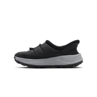 Black and gray sneaker on a transparent background