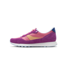 Multicolored sneaker on a white background