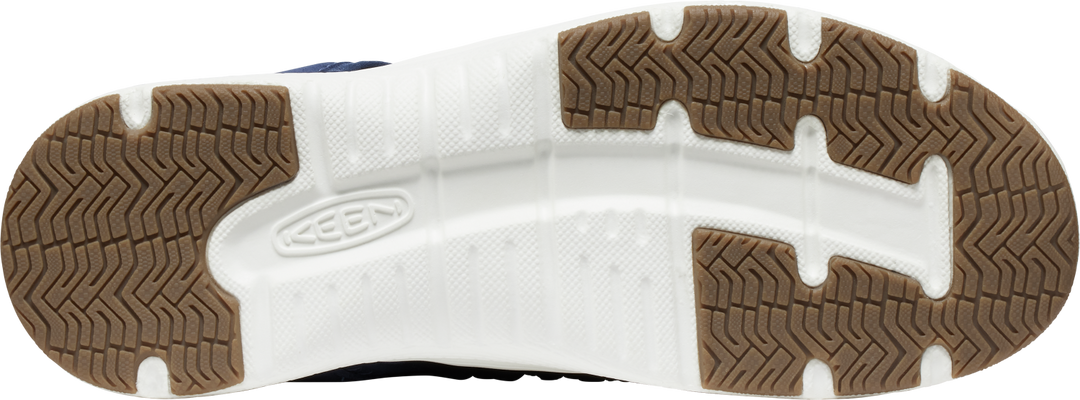 Men's Keen UNEEK O3 Sneaker Sandal Color: Naval Academy/Birch 6