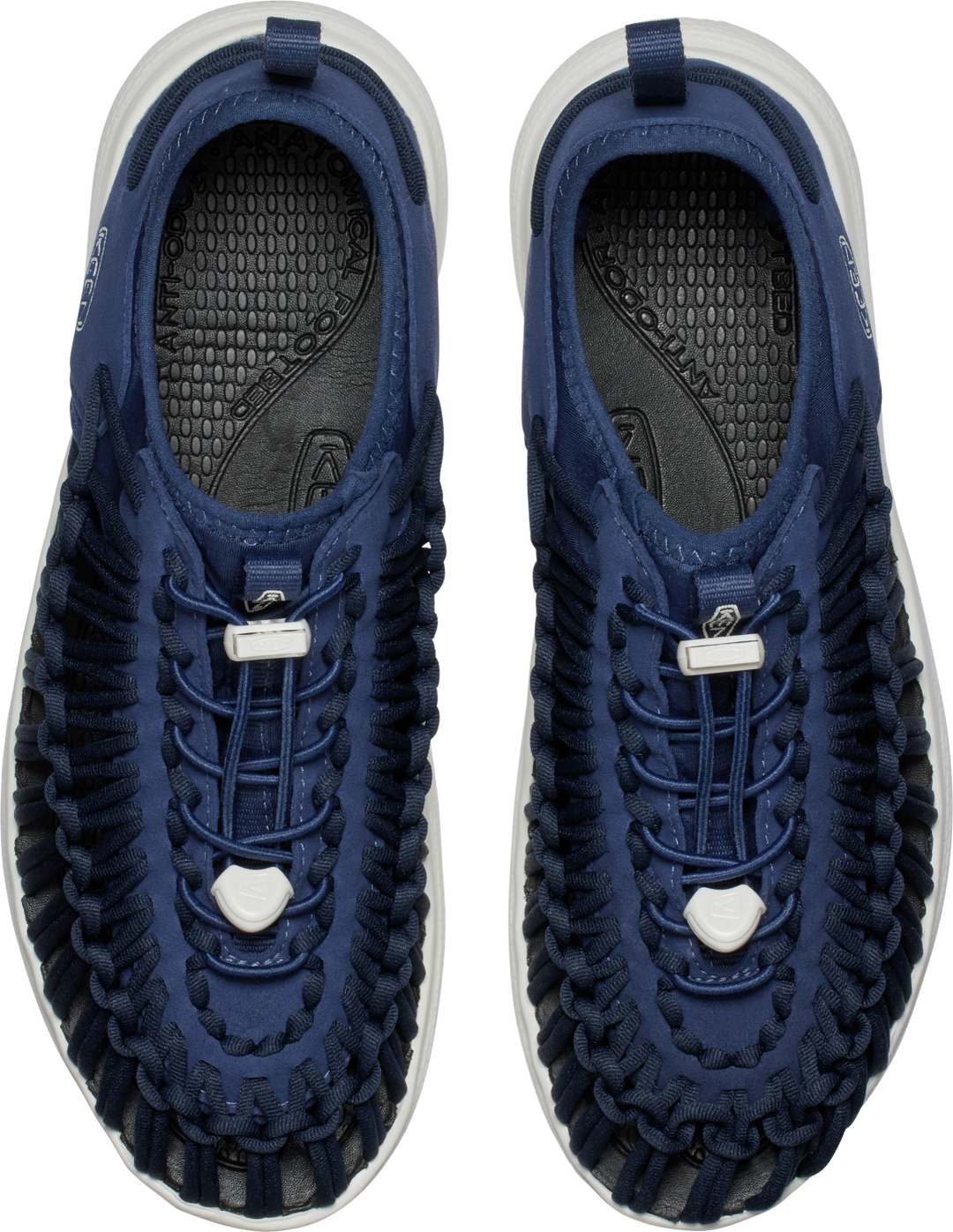 Men's Keen UNEEK O3 Sneaker Sandal Color: Naval Academy/Birch 4