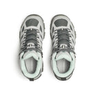 Pair of Merrell hiking shoes on a white background