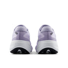 Pair of purple athletic shoes on a white background