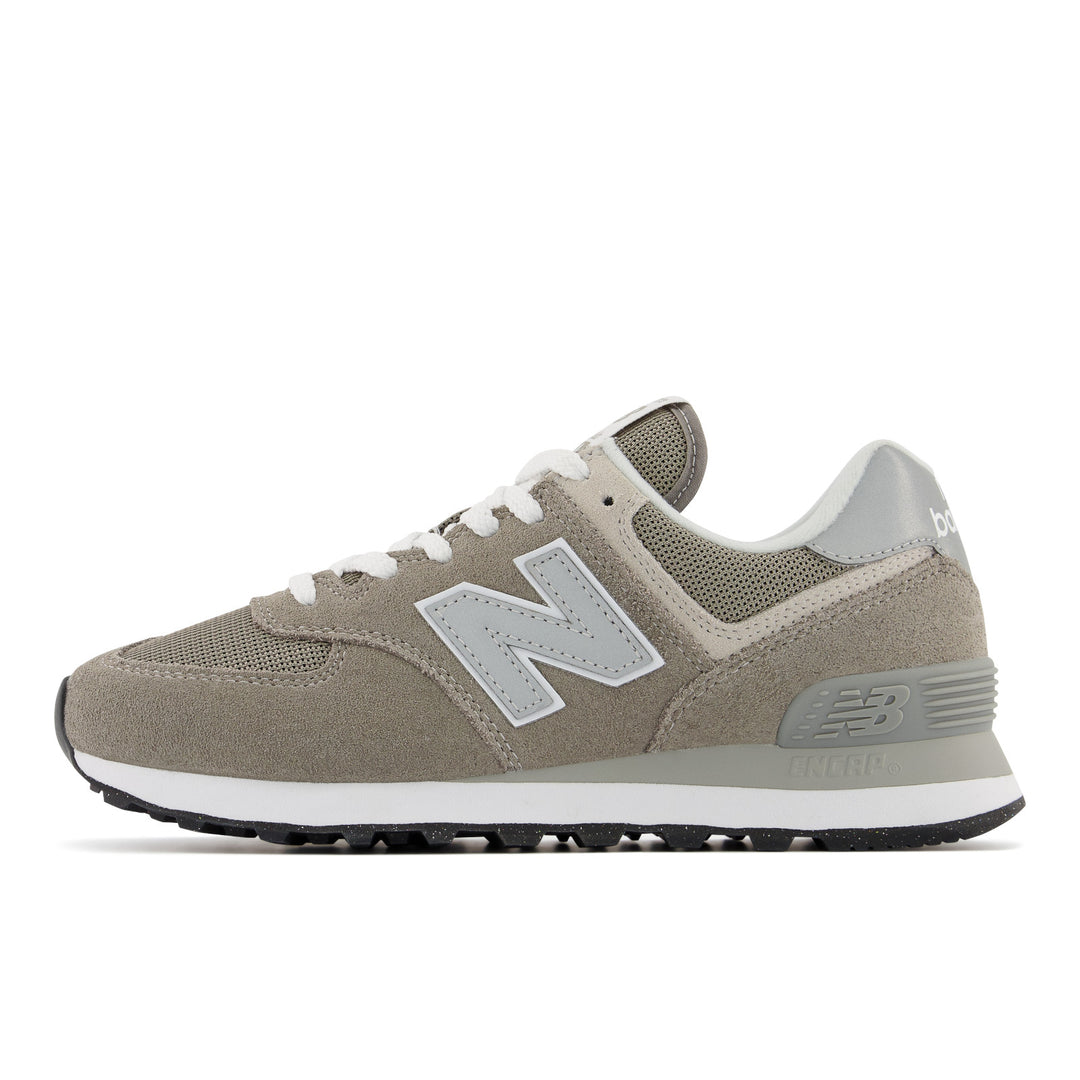 Women's New Balance 574 Core Color: Grey with White 8