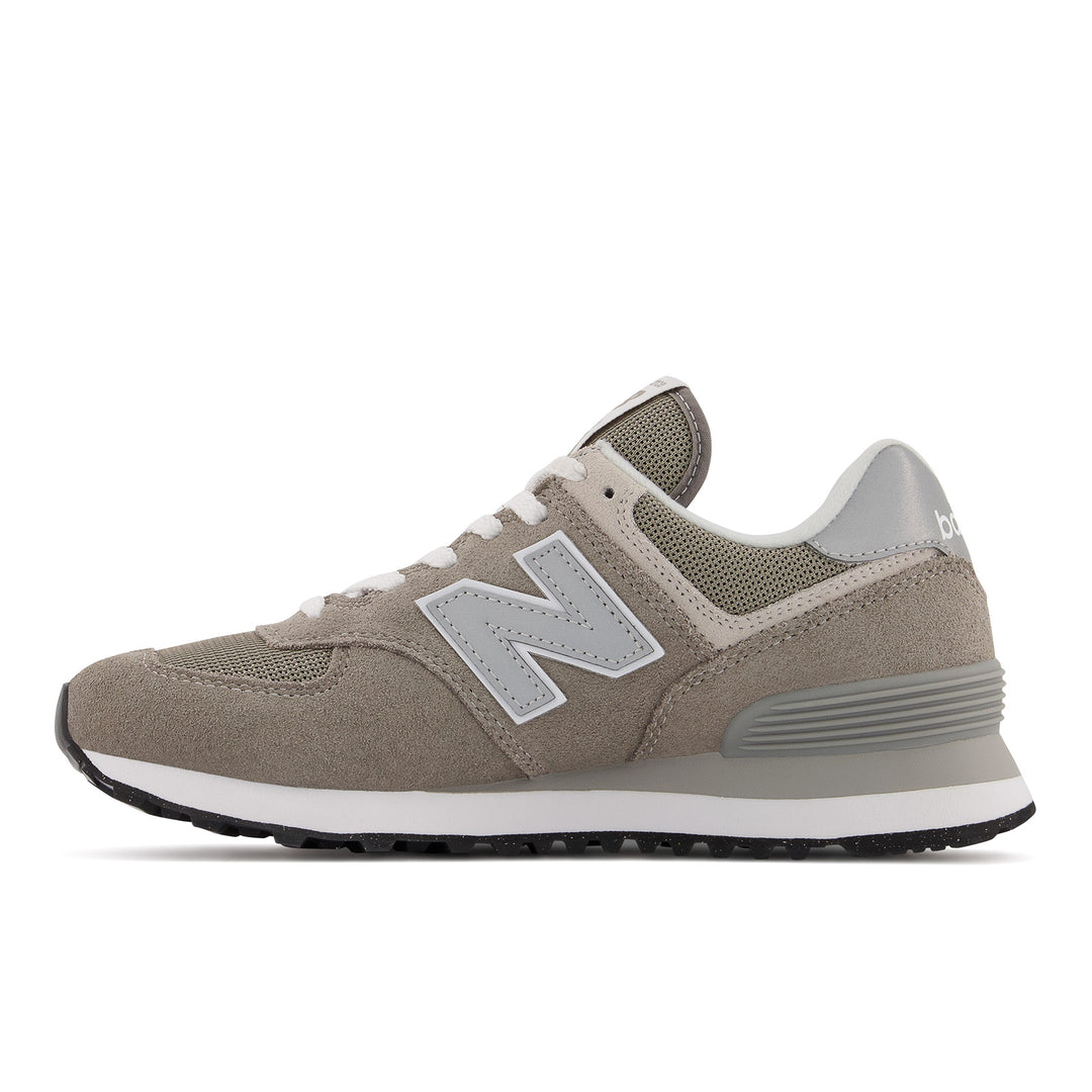 Women's New Balance 574 Core Color: Grey with White 2