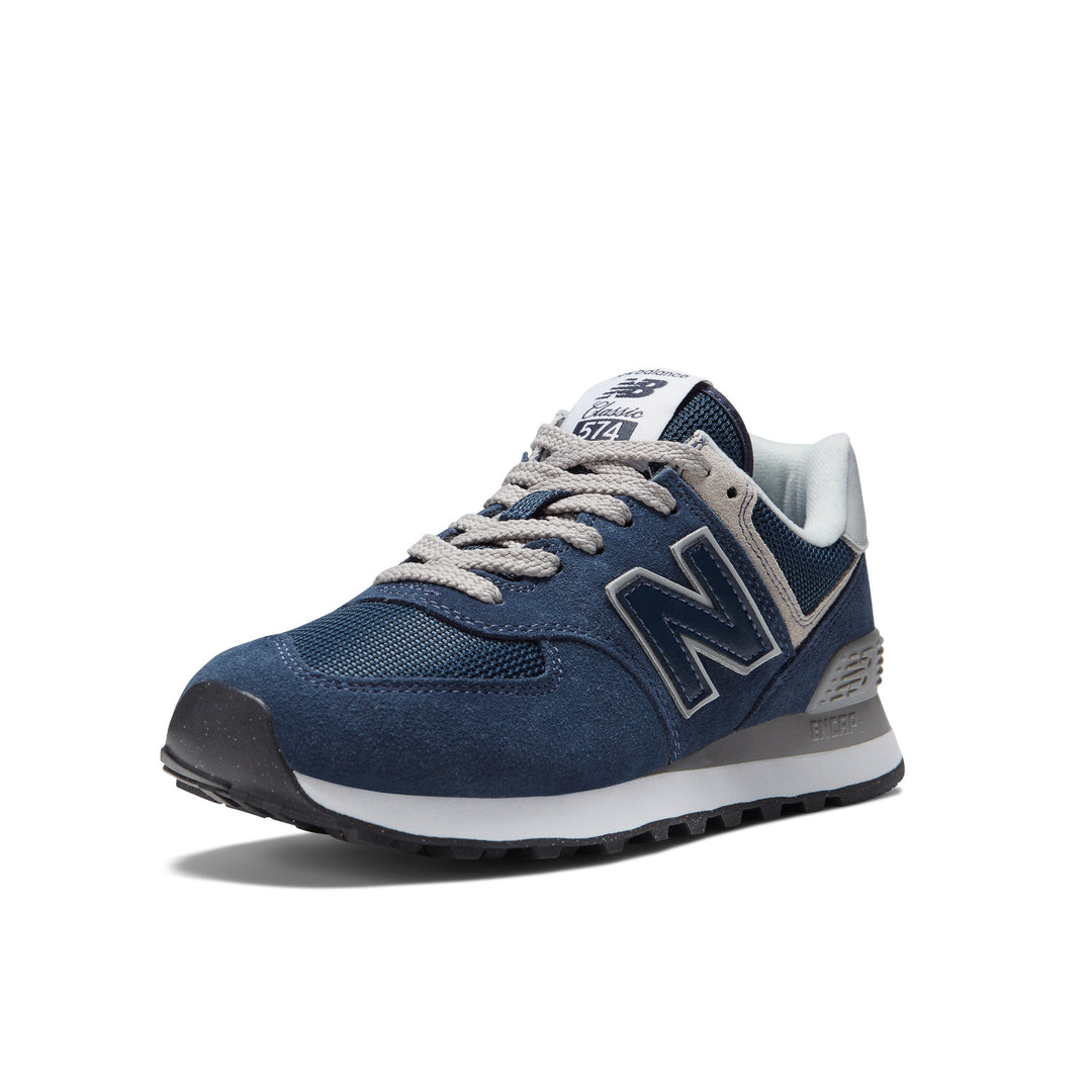  Women's New Balance 574 Core Color: Navy with White 9