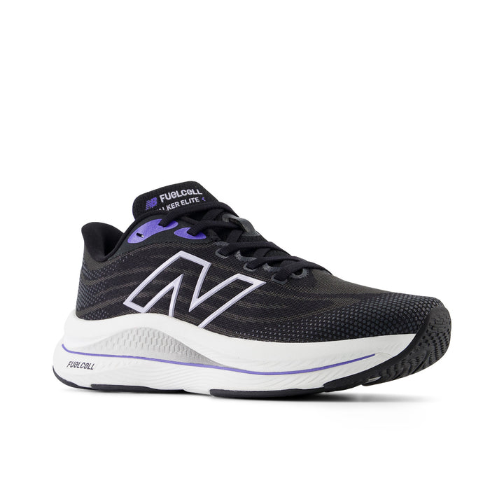 Women's New Balance FuelCell Walker Elite Colo: Black Electric Indigo with Grey Violet 