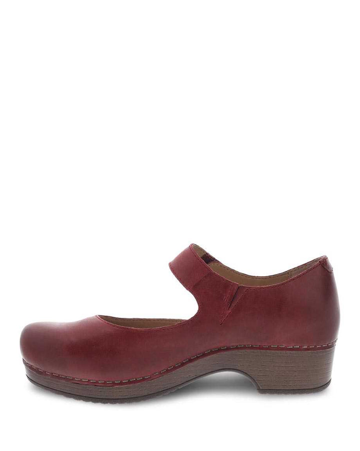 Women's Dansko Beatrice Color: Red Waxy Burnished