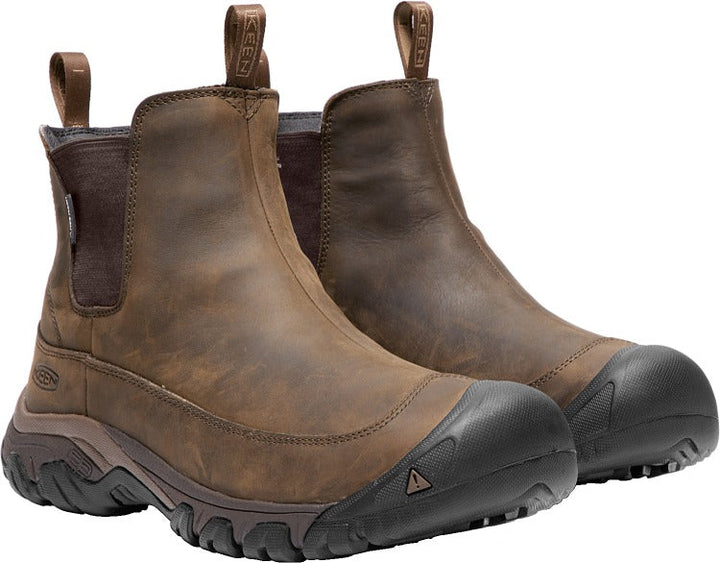 Men's Keen Anchorage III Waterproof Boot Color: Dark Earth/Mulch