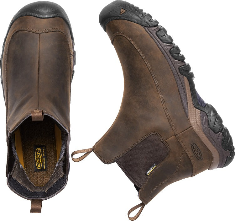 Men's Keen Anchorage III Waterproof Boot Color: Dark Earth/Mulch