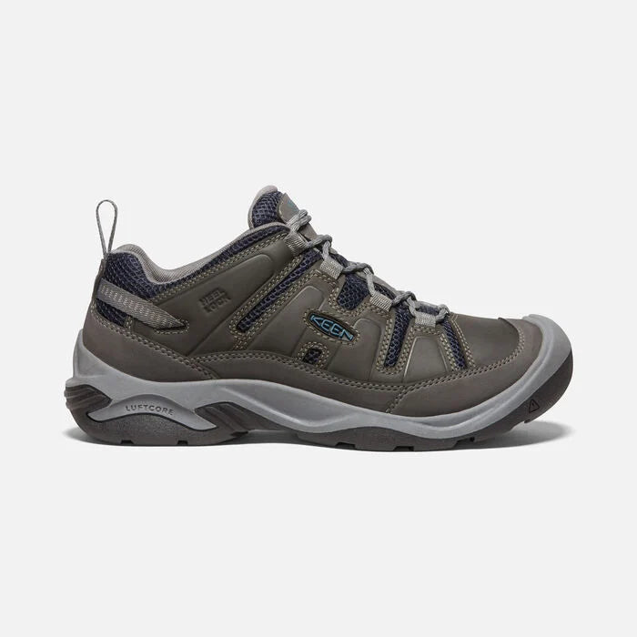 Men's Keen Circadia Vent Shoe Color: Steel Grey/Legion Blue