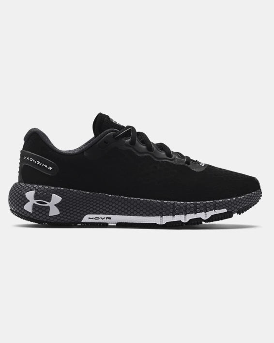 Women's Under Armour HOVR Machina 2 Running Shoes Color: Black / Pitch Gray