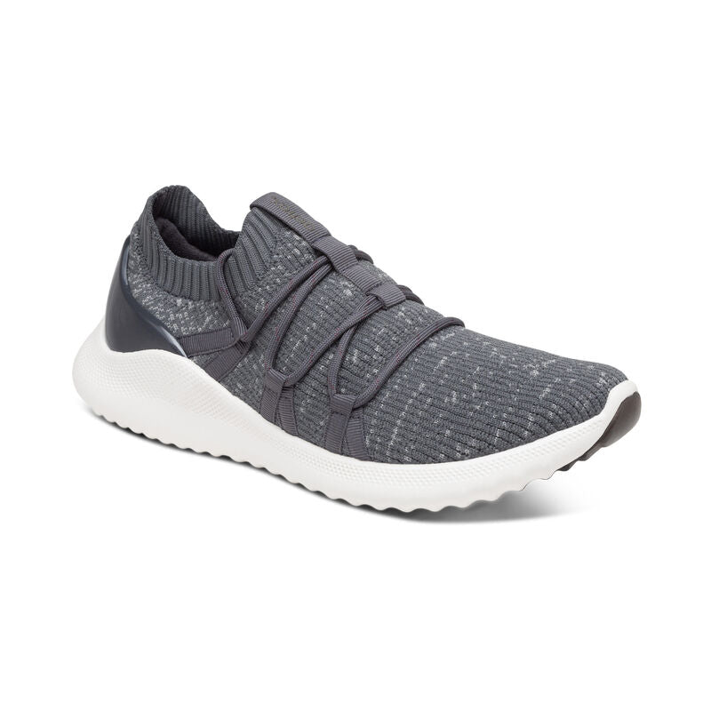 Women's Aetrex Dani Arch Support Sneakers Color: Charcoal