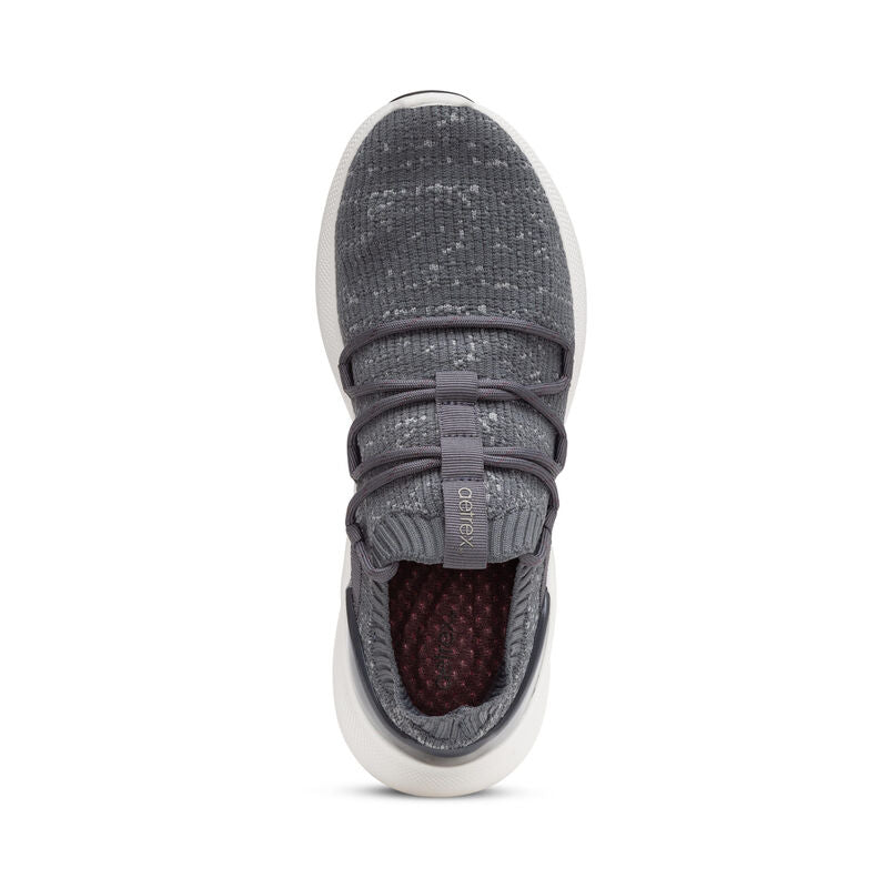 Women's Aetrex Dani Arch Support Sneakers Color: Charcoal