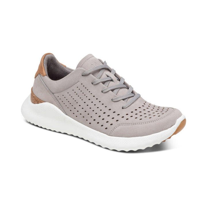 Women's Aetrex Laura Arch Support Sneakers Color: Grey