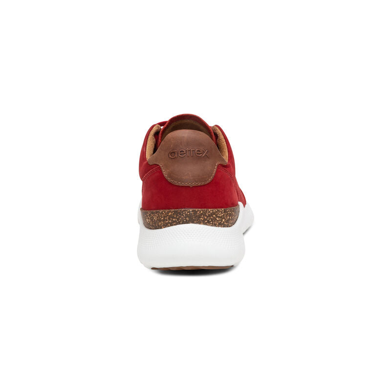 Women's Aetrex Laura Arch Support Sneakers Color: Red