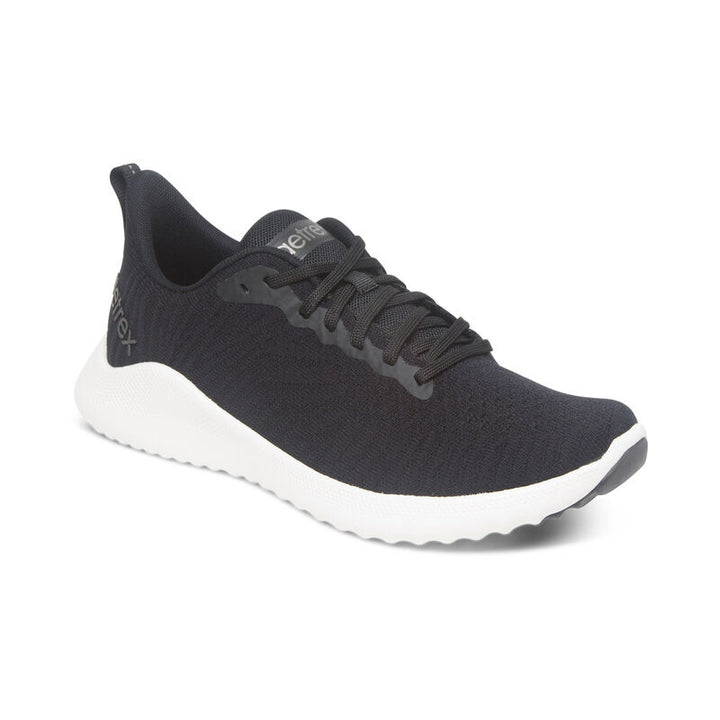 Women's Aetrex Emery Arch Support Sneaker Color: Black