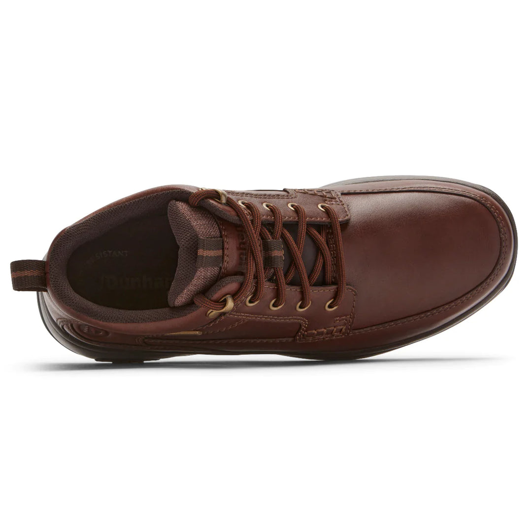 Men's Dunham 8000 Mid Boot Waterproof Color: Dark Brown Leather