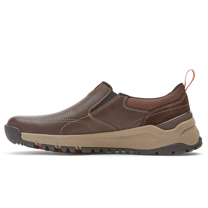 Men's Dunham Glastonbury Slip-on Waterproof Color: Brown Leather/ Suede 