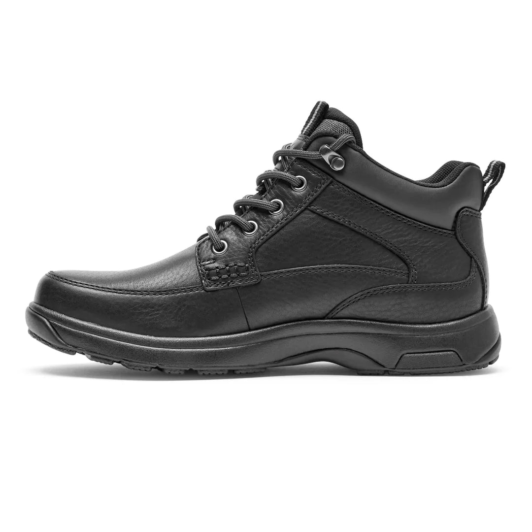 Men's Dunham 8000 Mid Boot Waterproof Color: Black Leather
