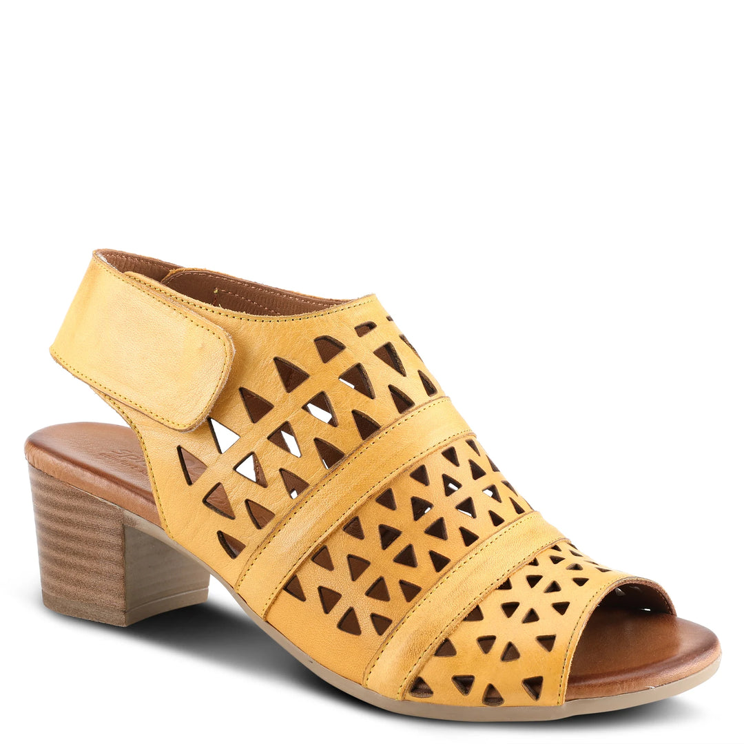 Women's Spring Step Dorotha Sandals Color: Yellow
