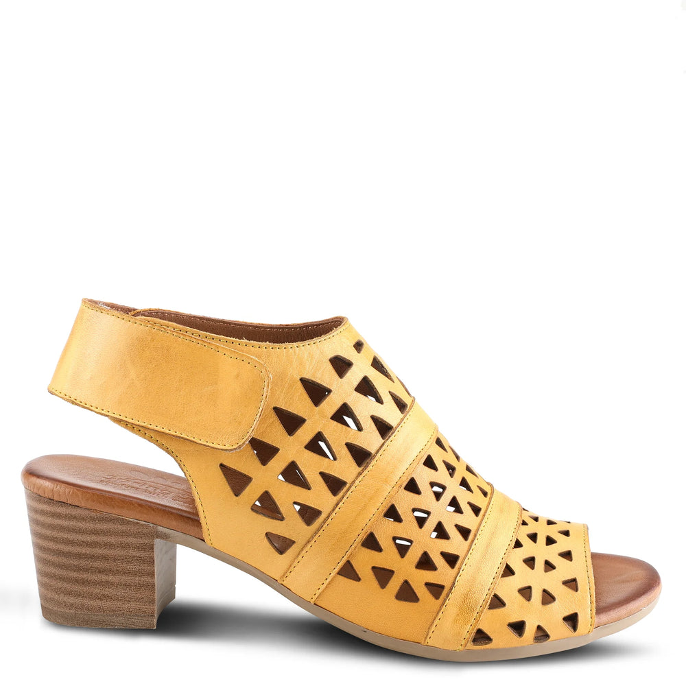 Women's Spring Step Dorotha Sandals Color: Yellow