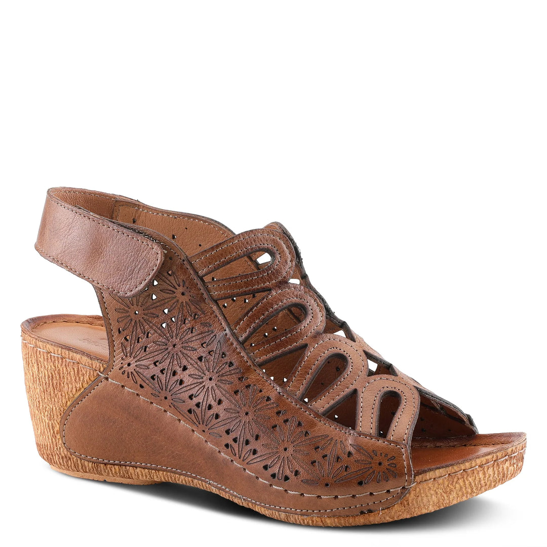 Women's Spring Step Inocencia Sandal Color: Brown